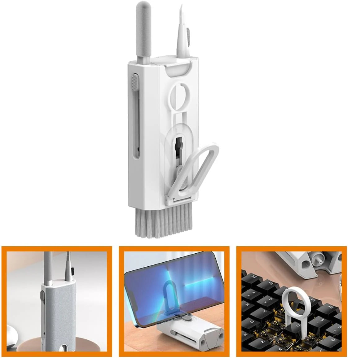 Kit de Limpieza Electrónica 8 en 1 – Mantén tus Dispositivos Impecables y Como Nuevos