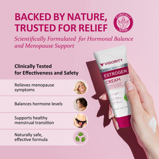 Vigority Estrogen Cream — Crema de Estrógenos para Equilibrio y Bienestar Femenino