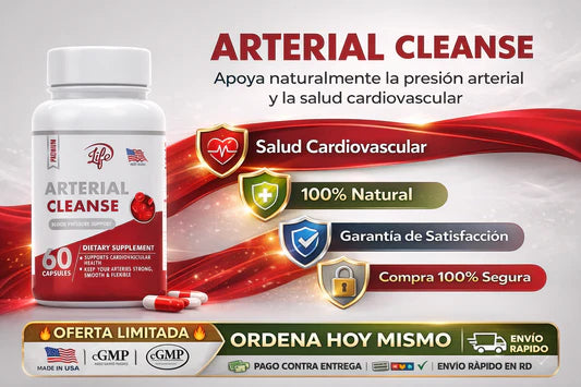 ARTERIAL CLEANSE – 60 Cápsulas ❤️