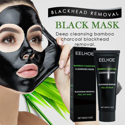 Mascarilla Negra de Carbón de Bambú EELHOE – Limpieza Profunda y Control de Grasa