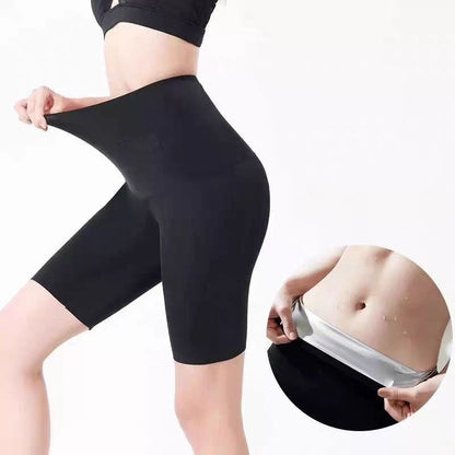 Pantalones Efecto Sauna 2-en-1 – Faja Moldeadora y Leggings de Sudoración