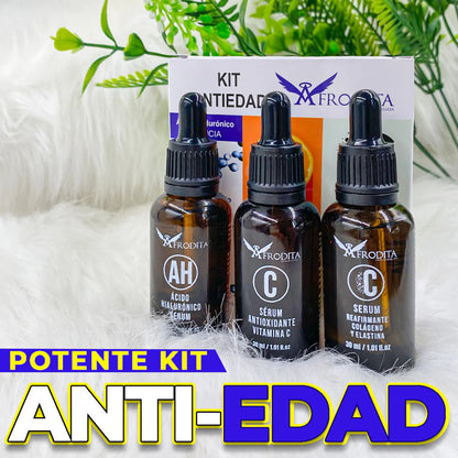 Kit Anti Edad Afrodita – Regeneración Total para un Rostro Firme y Sin Arrugas