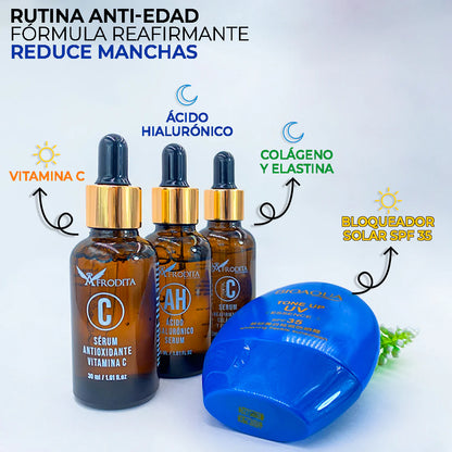 Kit Anti Edad Afrodita – Regeneración Total para un Rostro Firme y Sin Arrugas