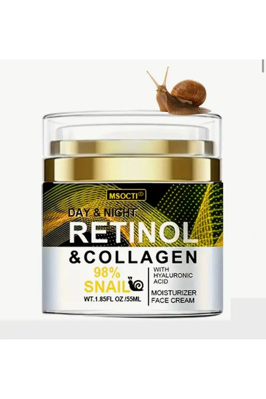 Crema Pro-Colágeno y Retinol – Borrador de Arrugas Día y Noche