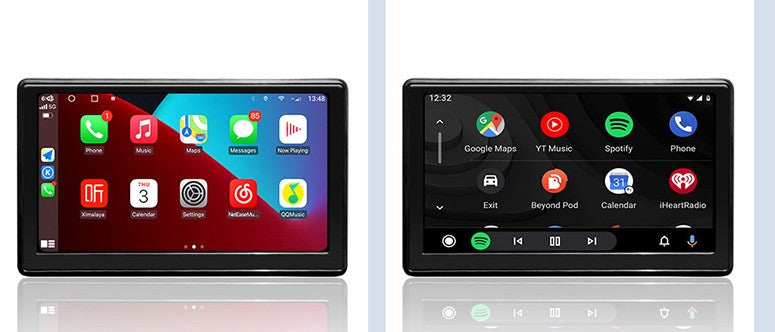 Pantalla Inteligente Portátil 7" para Carro – Apple CarPlay & Android Auto Inalámbrico