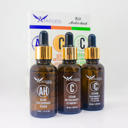 Kit Anti Edad Afrodita – Regeneración Total para un Rostro Firme y Sin Arrugas