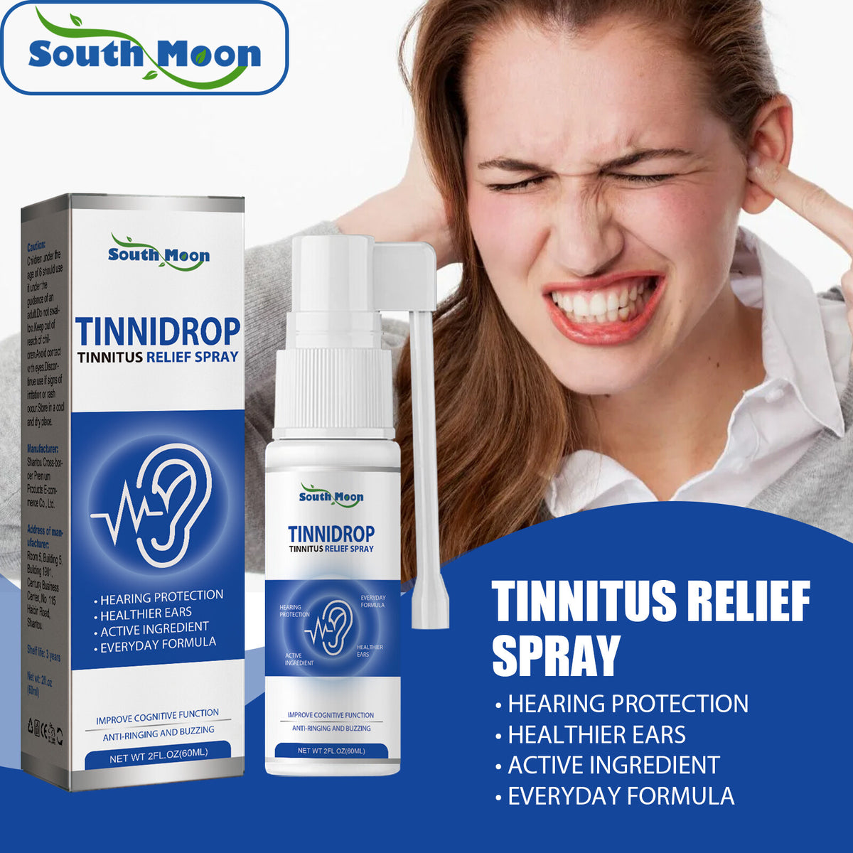Tinnidrop Relief – ¡Silencia el Zumbido y Recupera tu Tranquilidad Auditiva!