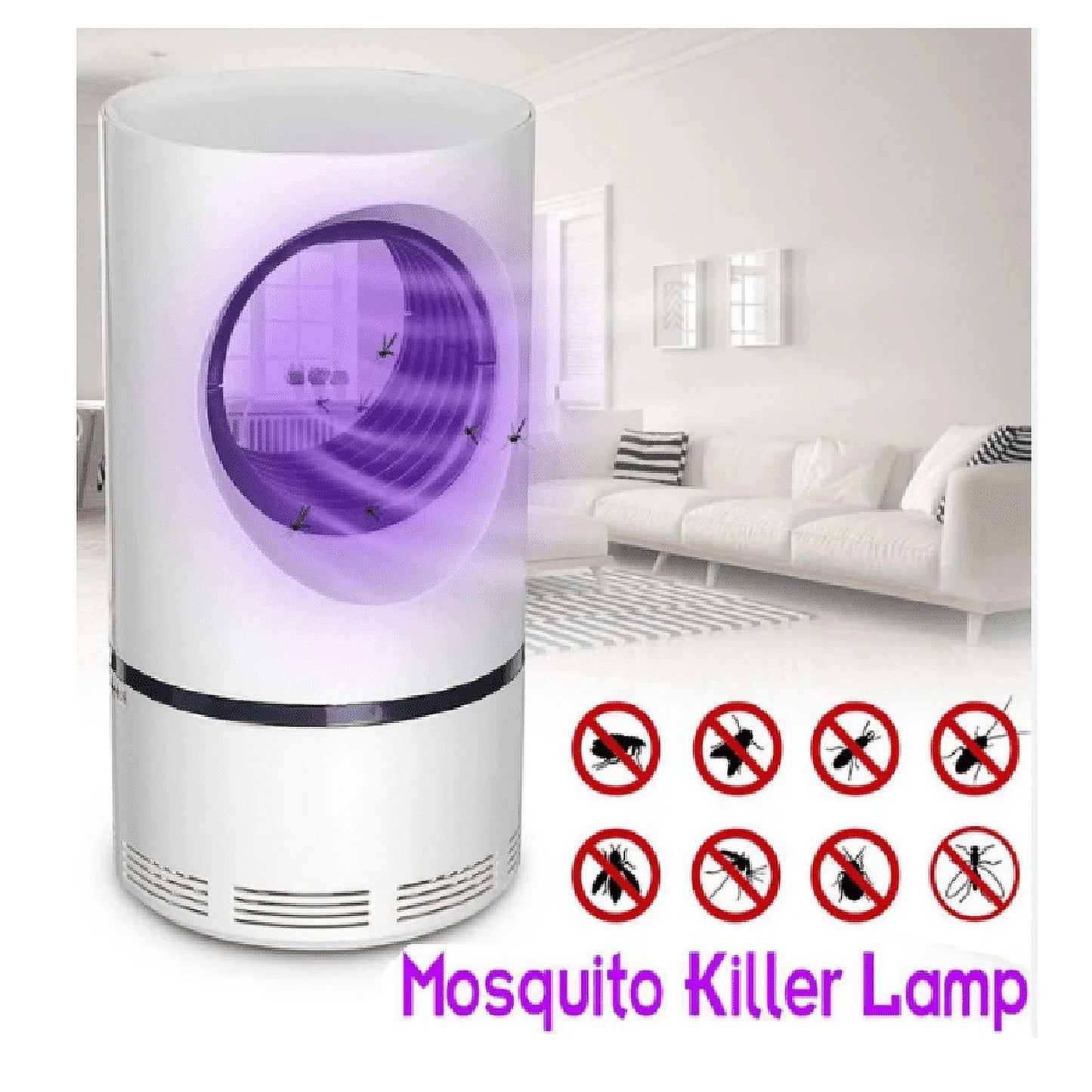 Lámpara Repelente Mata Mosquitos RC-0612 – Protección Total Sin Químicos