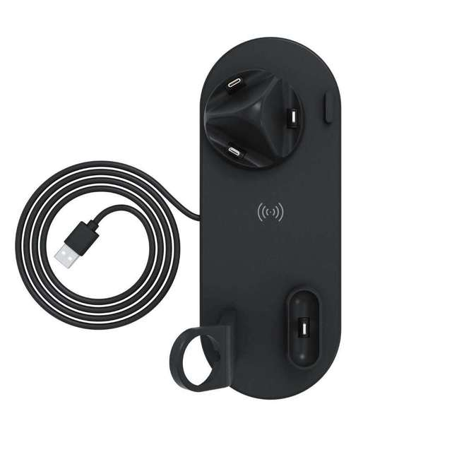 4-in-1 Charging Station for Cell Phones and Devices – Organization and Power in One Place