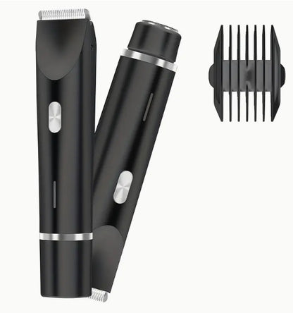 Depiladora Eléctrica 2 En 1 Para Mujer, Afeitadora De Doble Cabezal, Recortadora De Vello Púbico Privada, Afeitadora Eléctrica Para Cabello Corporal En Seco Y Húmedo.