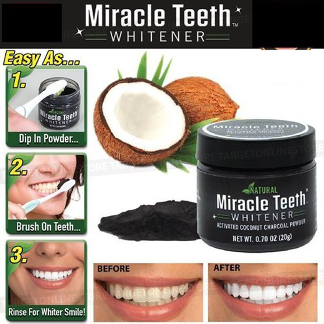 White Smile and Dental Detox - Premium Activated Charcoal 