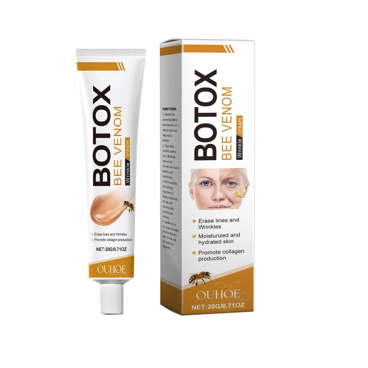 Crema Botox Veneno de Abeja — Lifting Natural Sin Agujas Para Piel Joven