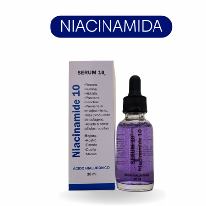 Sérum Niacinamida 10% 30ml — Piel Luminosa Sin Manchas Desde la Primera Semana