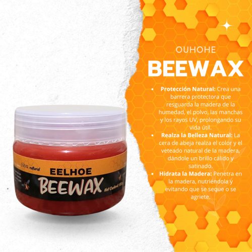 Beewax Natural – ¡Haz que tus Muebles Viejos Brillen como Nuevos al Instante!