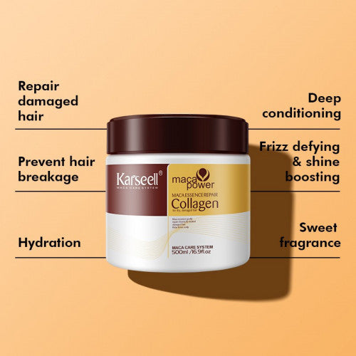 Mascarilla Karseell Collagen – ¡El Tratamiento Viral para un Cabello de Seda!