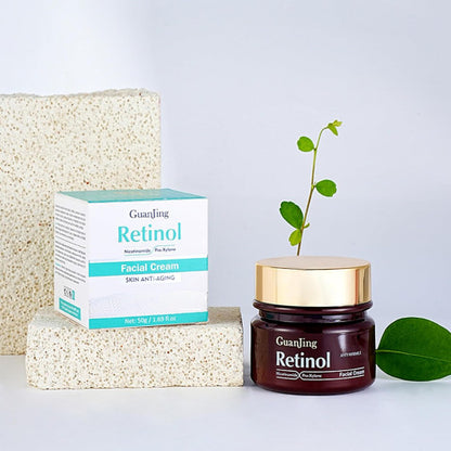 CREMA FACIAL PARA OJOS ANTIEDAD DE RETINOL – ¡Elimina Ojeras, Bolsas y Patas de Gallo al Instante!