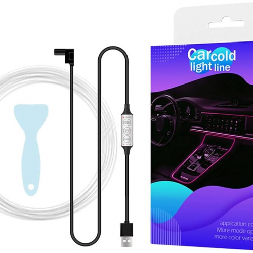 Luces LED Pro para Interior de Carro – ¡Dale a tu Vehículo un Estilo Deportivo y Moderno!