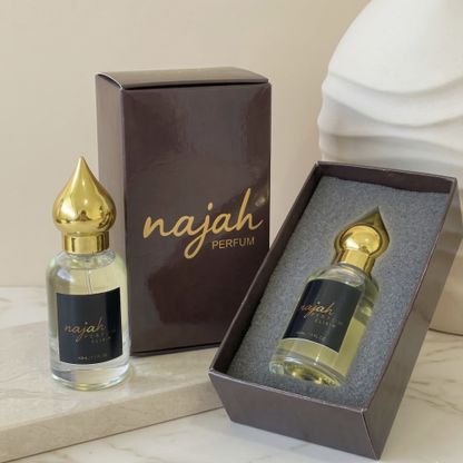 Perfume Najah Árabe con Feromonas 30ml – Fragancia Exótica y Magnética de 12 Horas