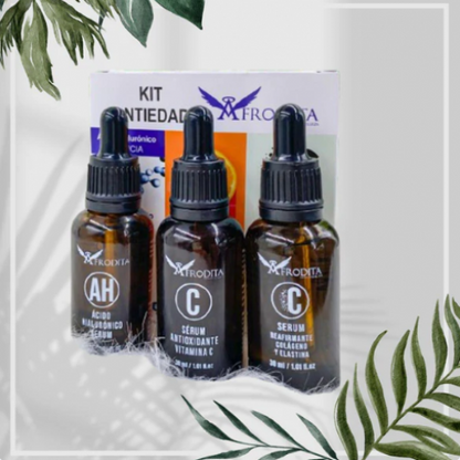 Kit Anti Edad Afrodita – Regeneración Total para un Rostro Firme y Sin Arrugas