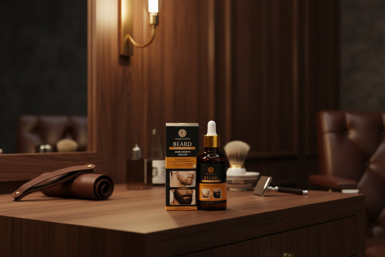 Sérum Activador de Barba – Fórmula de Crecimiento Acelerado y Densidad Pro