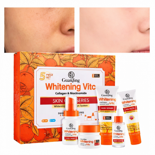 Skincare Iluminador con Vitamina C – Kit 5 Piezas
