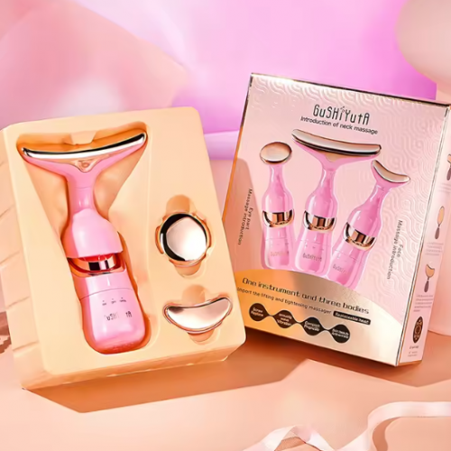 💎 Dispositivo Facial 3-en-1 LuxeLift – Masaje EMS y Efecto V-Shape ✨