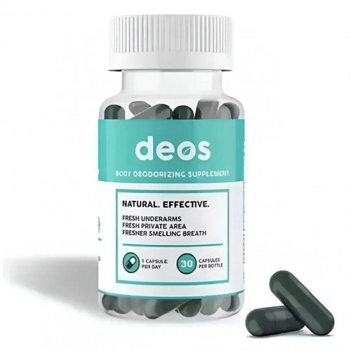💊 Cápsulas DEOS – Desodorante Interno y Detox Total 🍃