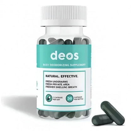 💊 Cápsulas DEOS – Desodorante Interno y Detox Total 🍃