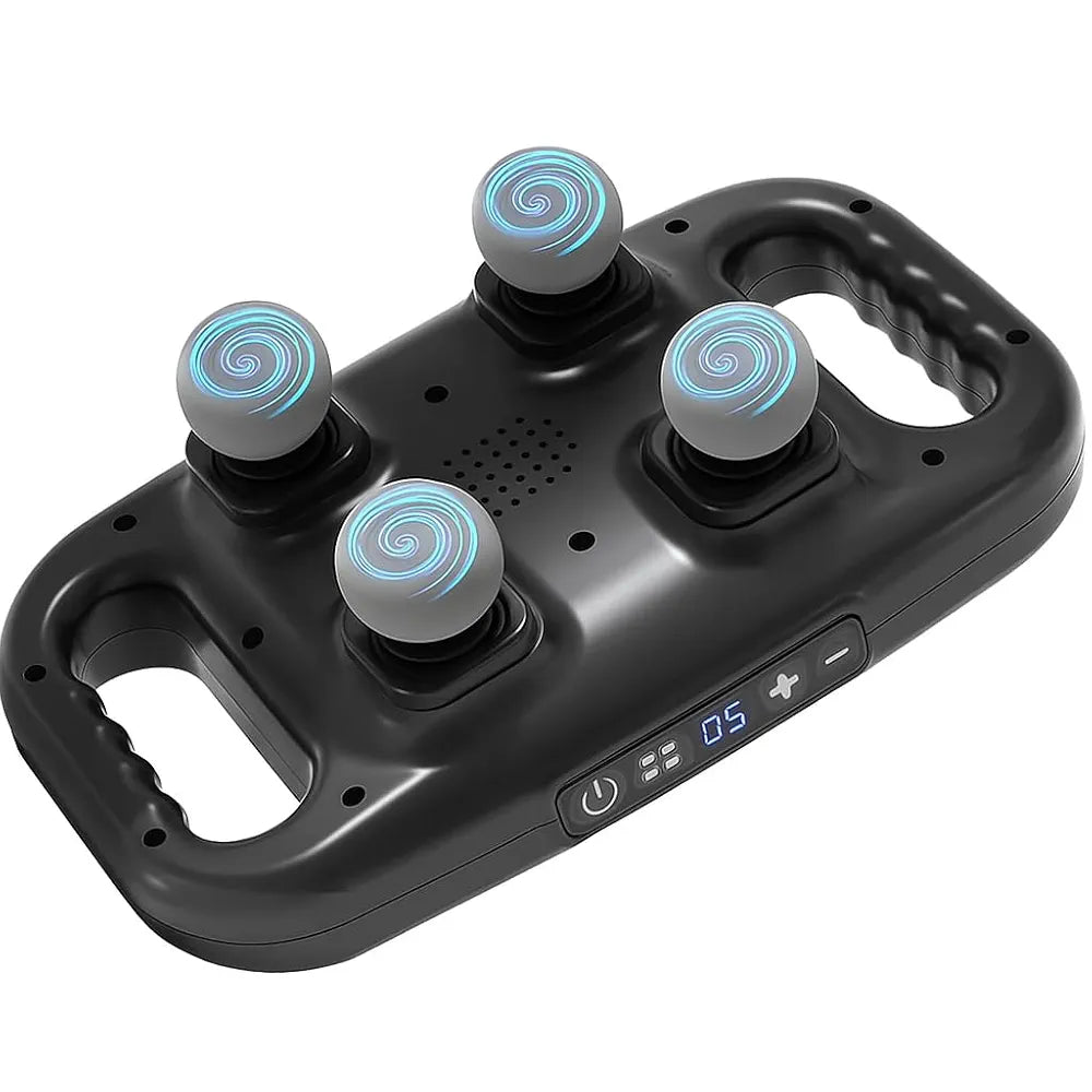 Masajeador de Percusión Pro YCY-1601 – Alivio Muscular Profundo con 4 Cabezales