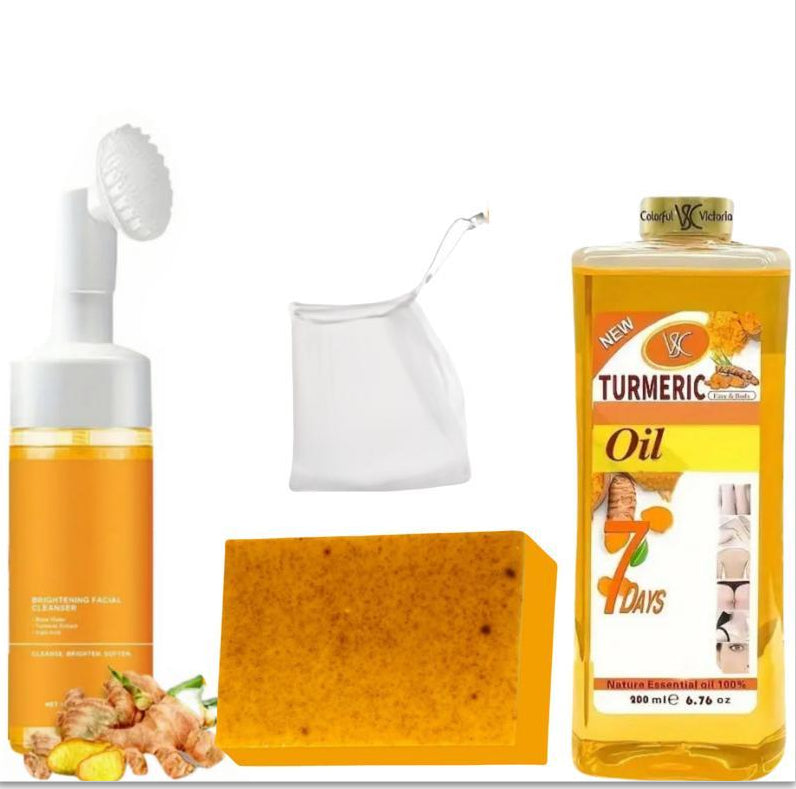 Almohadillas Exfoliantes de Cúrcuma Gold Radiance