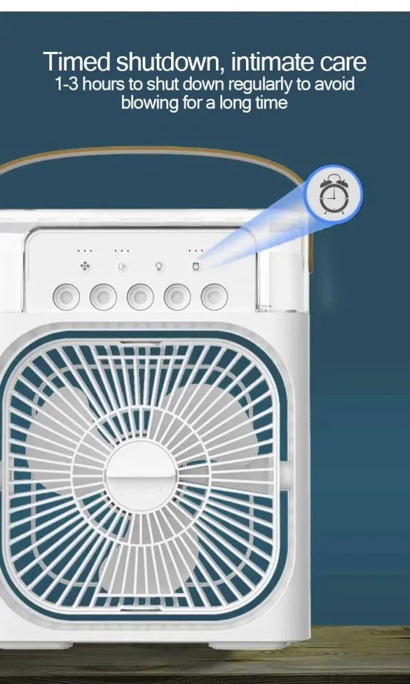 Mini Ventilador con Humidificador CX-22 – Frescura y Aire Puro en tu Escritorio