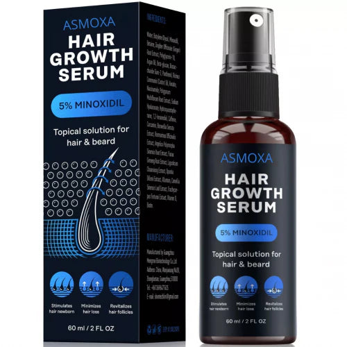 Serum Crece-Pelo Intenso – ¡Recupera tu Cabello y Barba con Minoxidil y Biotina!