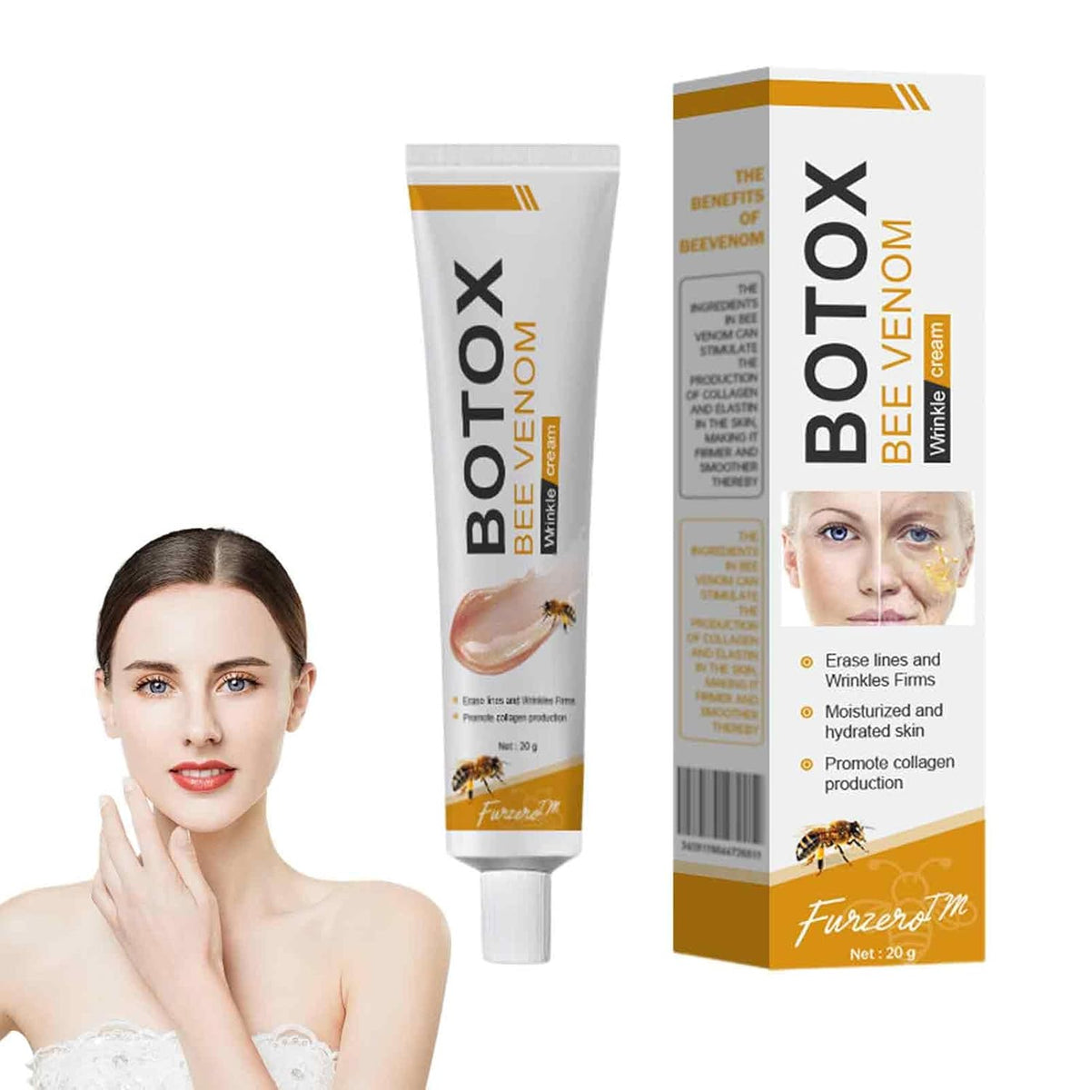 Crema Botox Veneno de Abeja — Lifting Natural Sin Agujas Para Piel Joven