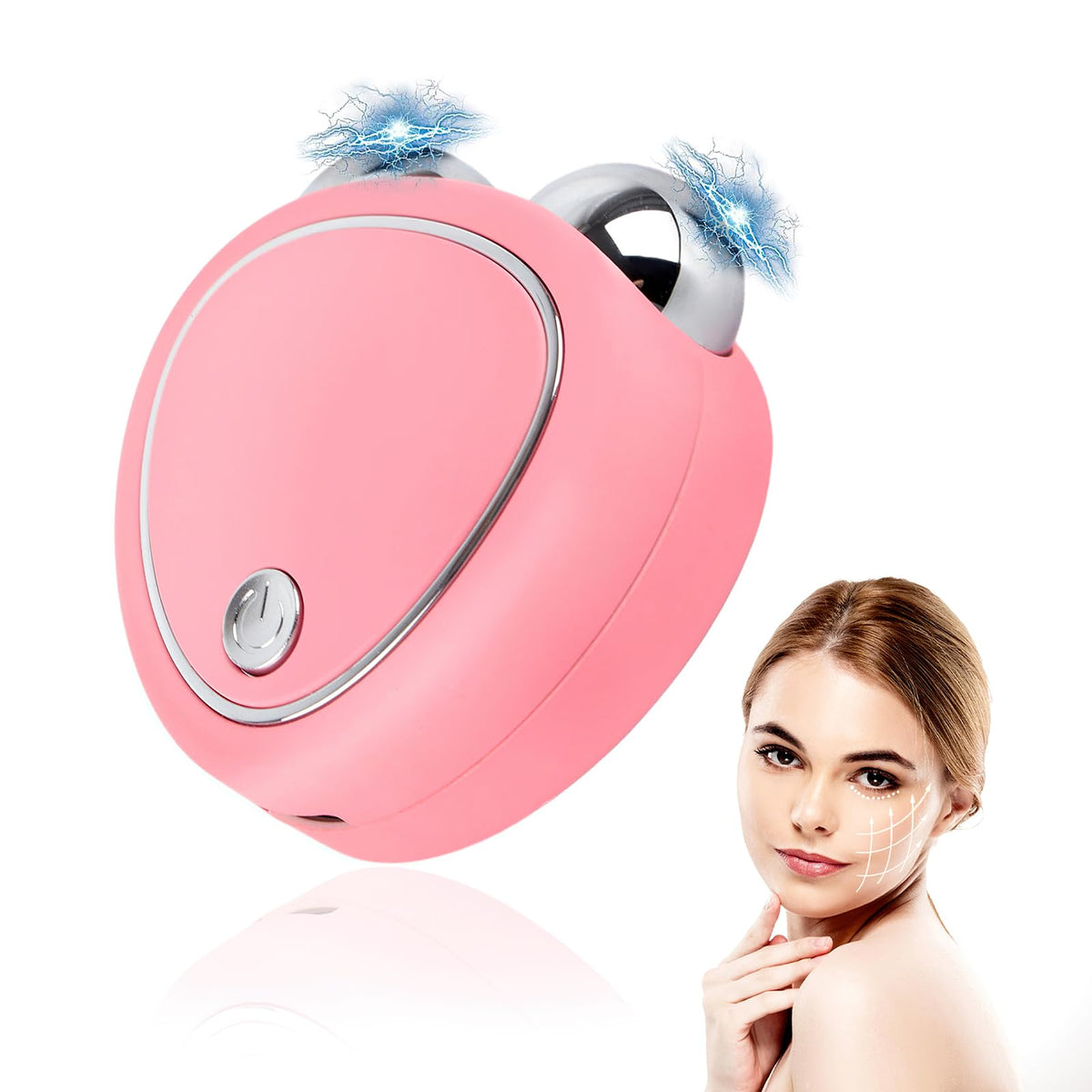 Masajeador Facial Microcorriente – Lifting Natural y Piel Radiante en Minutos