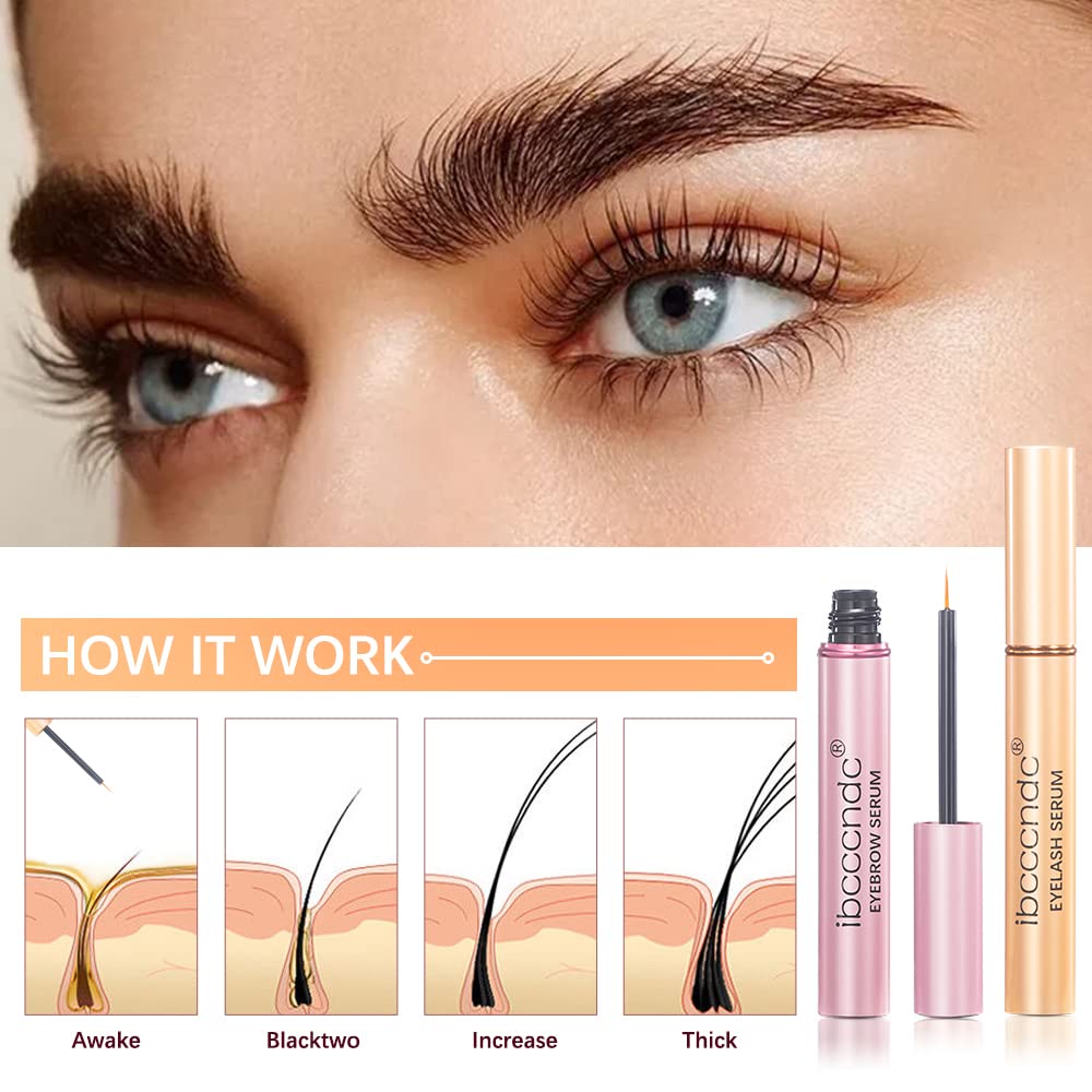 Sérum Crecimiento de Pestañas y Cejas — Mirada Transformada en 30 Días