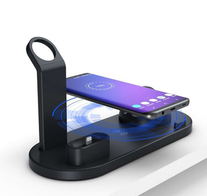 4-in-1 Charging Station for Cell Phones and Devices – Organization and Power in One Place