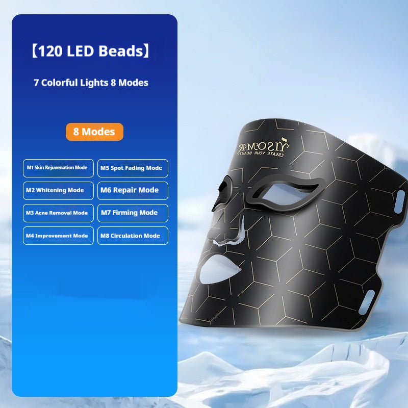 Silicone LED Therapy Mask – Facial Rejuvenation and Acne Control