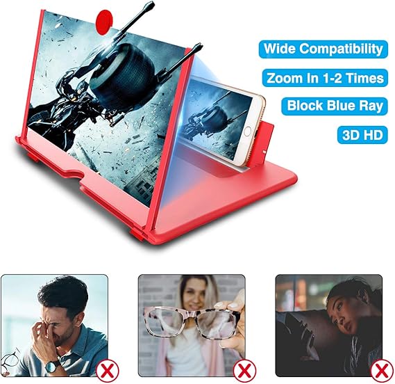 Amplificador de Pantalla HD 10" – Convierte tu Celular en un Cine Portátil 🎬📱