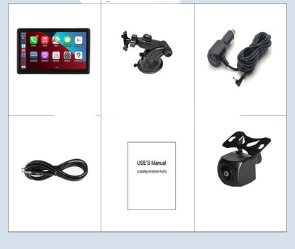 Pantalla Inteligente Portátil 7" para Carro – Apple CarPlay & Android Auto Inalámbrico