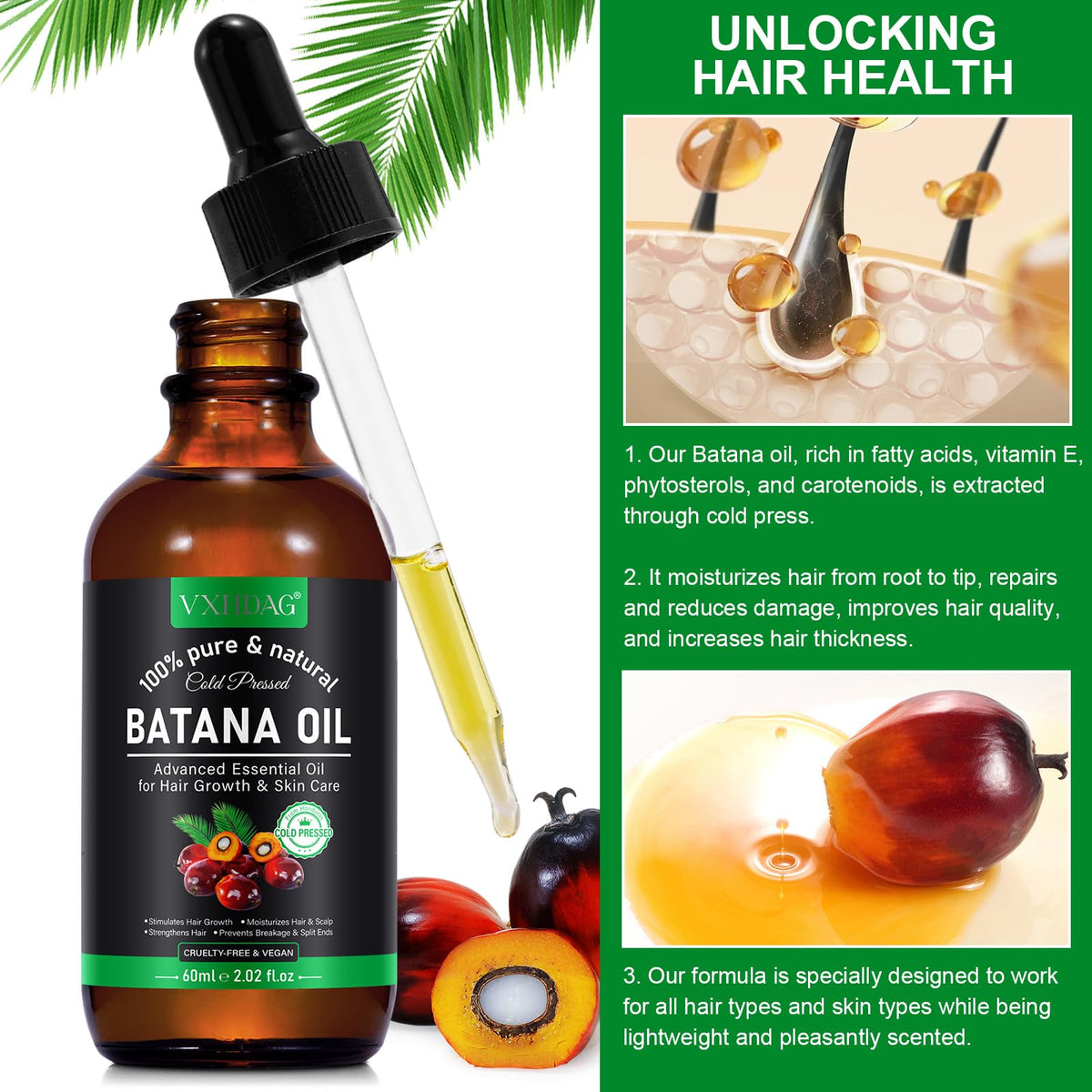 Aceite de Botana Fórmula Mejorada — 100% Natural Para Dolor y Circulación
