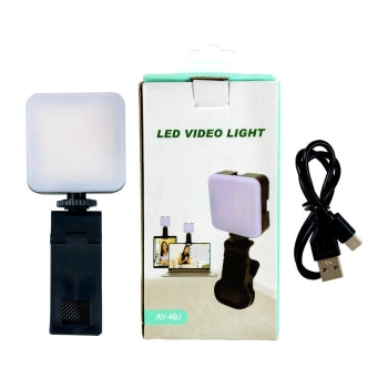 Luz LED de Video QX-F1 – Iluminación de Estudio para tus Fotos y Videos Virales