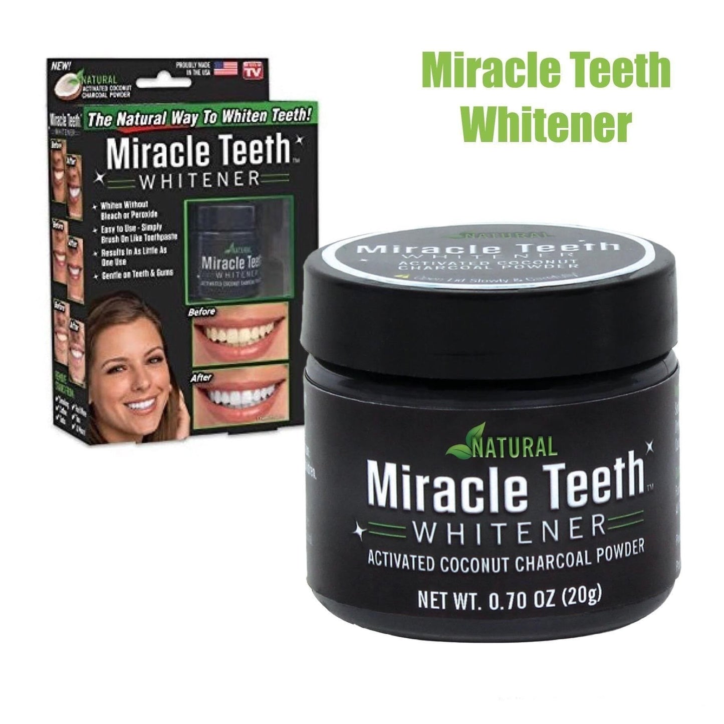 White Smile and Dental Detox - Premium Activated Charcoal 