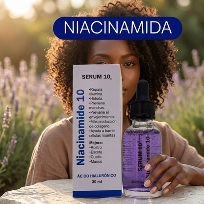 Sérum Niacinamida 10% 30ml — Piel Luminosa Sin Manchas Desde la Primera Semana