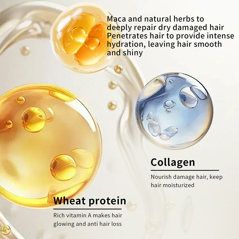 Mascarilla Capilar Pro-Colágeno & Aceite de Nueces – Reparación Profunda y Brillo Espejo