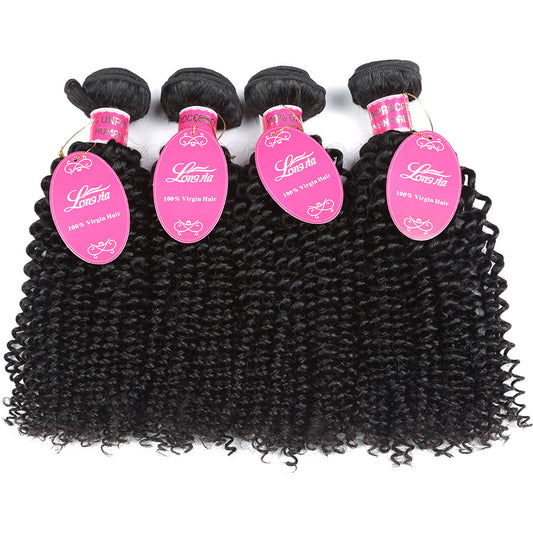 Mechones de Cabello Humano Brasileño 10A – Deep Curly (8" a 12") Calidad Premium