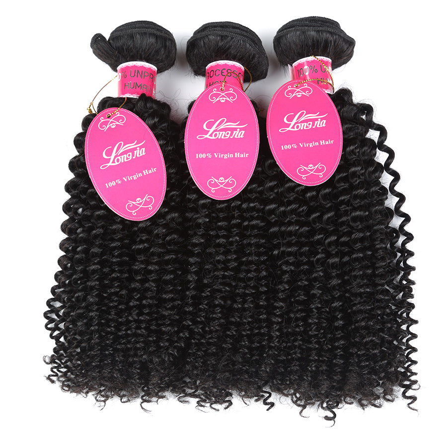 Mechones de Cabello Humano Brasileño 10A – Deep Curly (8" a 12") Calidad Premium