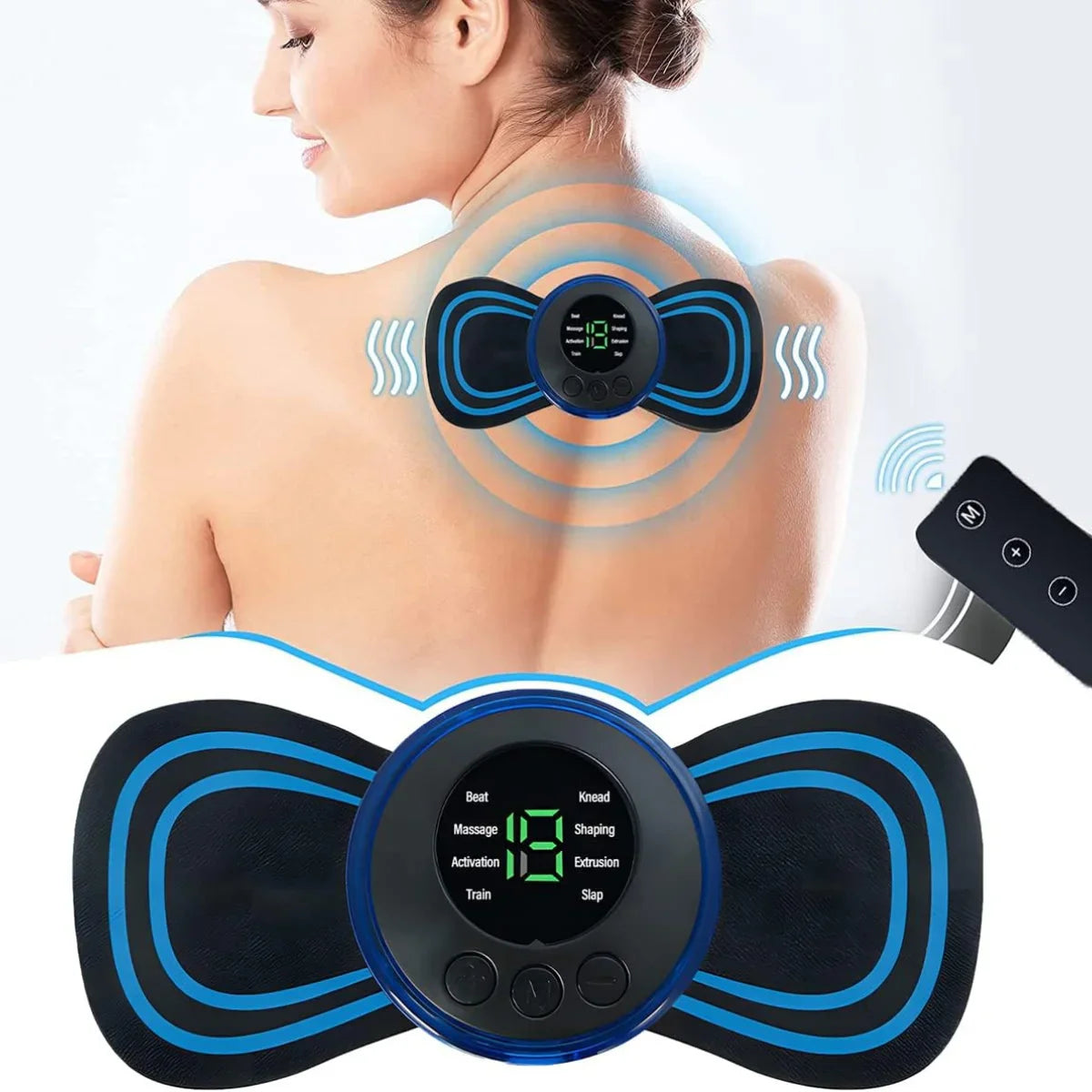 Mini Masajeador Pro – Potencia de Relajación en la Palma de tu Mano