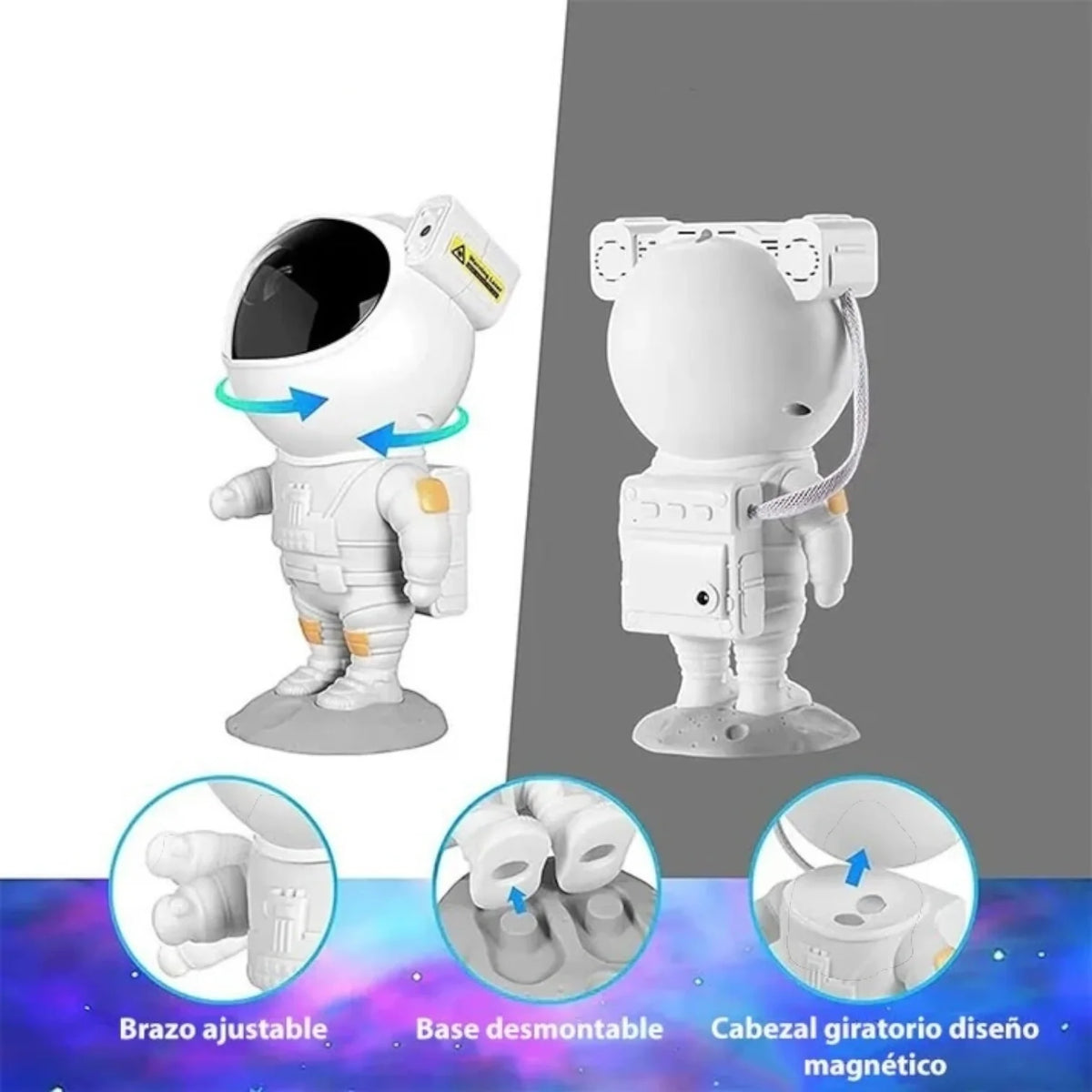 Proyector Galaxia Astronauta – ¡Lleva el Universo Entero a tu Habitación!