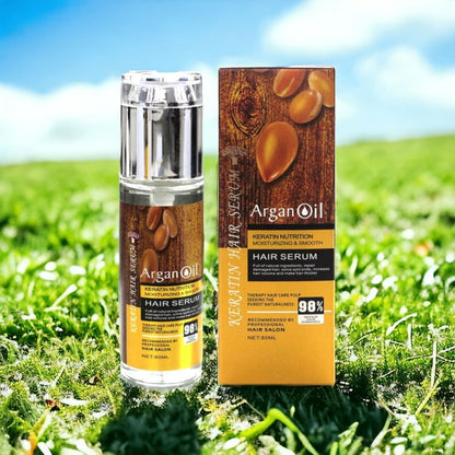 Aceite de Argán y Queratina– Nutrición Profunda Sin Sulfatos (80ml)