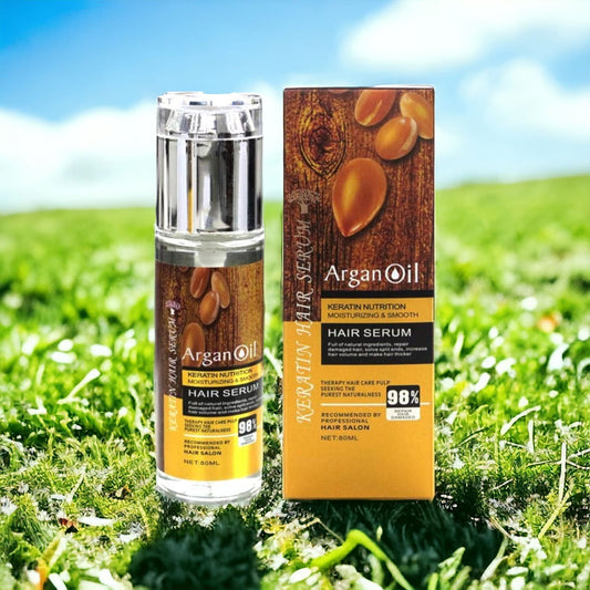 Aceite de Argán y Queratina– Nutrición Profunda Sin Sulfatos (80ml)